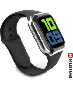 Swissten Cиликоновый Pемешок для Apple Watch 1/2/3/4/5/6 / SE / 42 мм / 44 мм