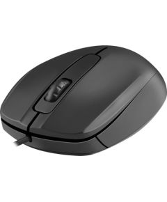 MOUSE DEFENDER ALPHA MB-507 OPTICAL 1000dpi 3P BLACK SILENT CLICK