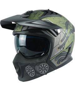 Axxis Helmets, S.a Hanter SV TOXIC (XS) C6 GreenMat ķivere