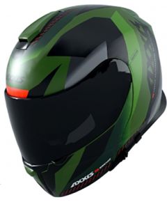 Axxis Helmets, S.a Gecko SV SHIELD (S) F6 GreenMat ķivere