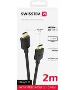 Swissten HDMI uz HDMI 8K Vads 2m