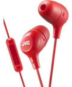 JVC HA-FX38M-R-E Marshmallow наушники с пультом и микрофоном