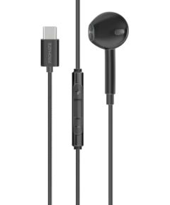 Promate MonoPod Dynamic Mono In-Ear Vadu Austiņas USB-C / 1.2m