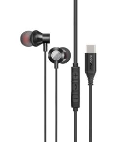 Promate Silken-C Ergonomic Stereo In-Ear Vadu Austiņas USB-C / 1.2m