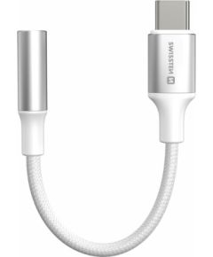 Swissten Textile USB-C uz 3.5mm Audio Adapteris 15cm