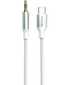 Swissten Audio Adapter Textile Aудио адаптер USB-C - 3.5mm Kабель 1.5m