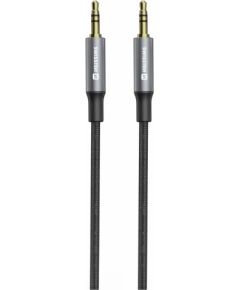 Swissten Textile Aux Audio Cable 1.5m