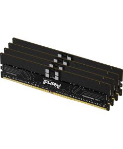 Kingston FURY DDR5 - 128GB - 5600 - CL - 36 (4x 32 GB) Quad-Kit, RAM (black, KF556R36RBK4-128, Renegade PRO, INTEL XMP)