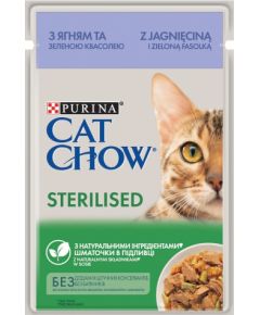 Purina CAT CHOW STERILISED GiG Lamb Green Beans in sauce 85g