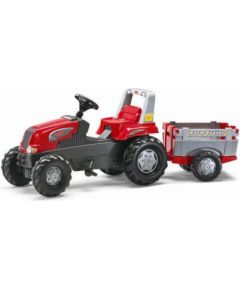 Rolly Toys Traktor Junior czerwony z przyczepą 800261 (5800261)