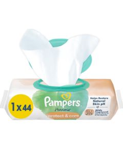 Pampers Harmonie Protect & Care Chusteczki nawilżane 44 szt.