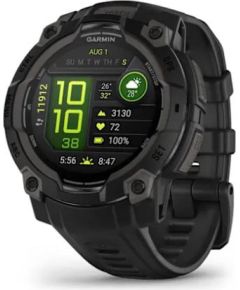 GARMIN Instinct® 3 – 45 mm, AMOLED Black with Black Band SmartWatch