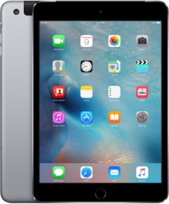 Apple iPad Mini 4 7.9" 64GB WiFi + Cellular - Space Gray (Atjaunināts, stāvoklis Ļoti labi)