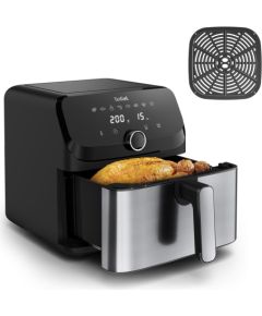 Tefal Easy Fry Mega EY855D10 fryer Single 7.5 L Stand-alone 2020 W Hot air fryer Black, Stainless steel