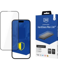 Tempered glass 3mk Hard Glass Max Lite Apple iPhone 16e black