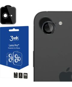 Tempered glass for camera 3mk Lens Pro Apple iPhone 16e black