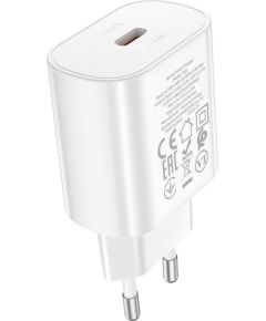 Сетевая зарядка Hoco N22 25W USB-C белая