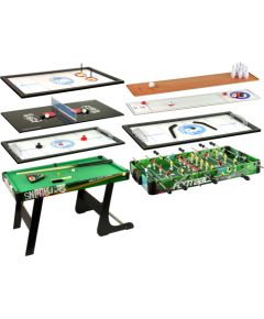 Leantoys 8-in-1 Foosball Table Ping Pong Billiards Bowling Hockey