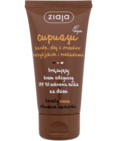 Ziaja Cupuacu / Bronzing Nourishing Cream 50ml SPF10 W / Self Tanning Product