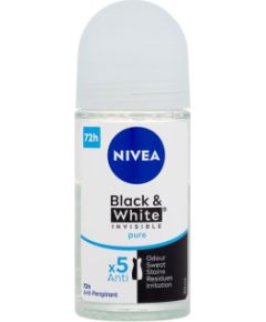 Nivea Black & White Invisible / Pure 72h 50ml W / Antiperspirant