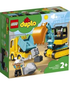 LEGO Duplo Ciężarówka i koparka gąsienicowa 4 szt. (10931)