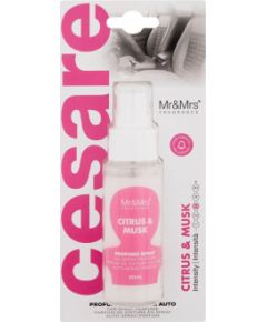 Mr&mrs Fragrance Cesare / Car Spray Perfume 50ml Citrus & Musk