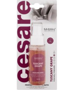 Mr&mrs Fragrance Cesare / Car Spray Perfume 50ml Tuscany Grape