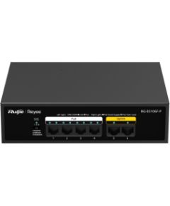 Ruijie RG-ES106F-P ~ PoE Komutators 4FE(PoE)+2FE(Uplink)(PoE 54W)