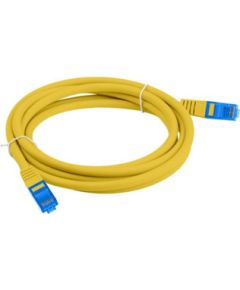 LANBERG PATCHCORD S/FTP CAT.6A 3M YELLOW LSZH