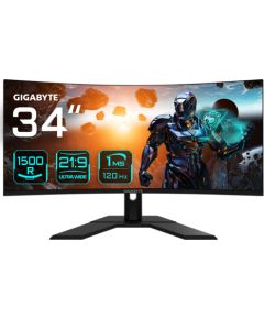 Gigabyte GS34WQC computer monitor 86.4 cm (34") 3440 x 1440 pixels Wide Quad HD LCD Black