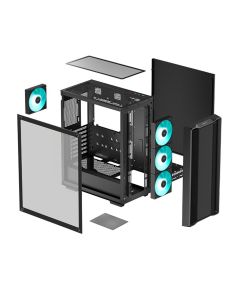 DeepCool CC560 V2 Midi Tower Black