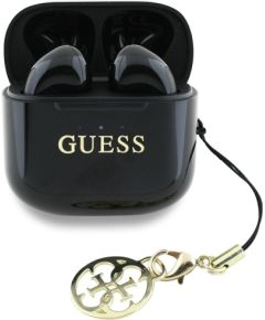 Guess TWS Glossy Effect Printed Classic Logo & Charm Bezvadu Austiņas