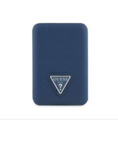 Guess   uess PU Grained Triangle Logo MagSafe Powerbank 5000mAh Blue