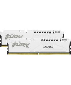 Kingston FURY 64 GB DDR5-5600 Kit, memory (white, KF556C40BWK2-64, Beast, XMP)