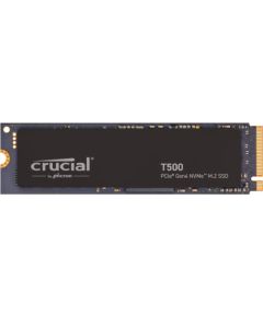 SSD CRUCIAL T500 4TB M.2 PCIe Gen4 NVMe 3D NAND Write speed 6900 MBytes/sec Read speed 7000 MBytes/sec TBW 2400 TB CT4000T500SSD3