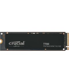 SSD CRUCIAL T700 4TB M.2 PCIe Gen5 NVMe TLC Write speed 11800 MBytes/sec Read speed 12400 MBytes/sec TBW 2400 TB CT4000T700SSD3