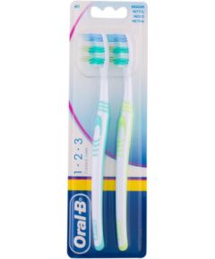 Oral-b 1-2-3 / Classic 2pc Medium