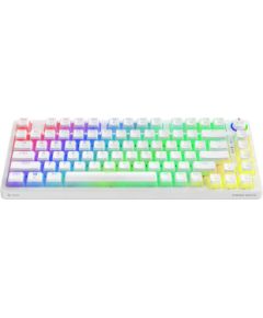 Klaviatūra Savio Wireless Mechanical Phenix White 75% Outemu Red Pro Pudding