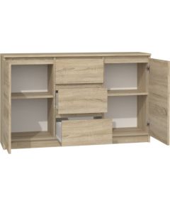 Top E Shop Topeshop KOMODA 2D3S DĄB SONOMA chest of drawers