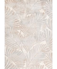 Carpet TOULOUSE-1, 200x285cm, beige/grey leaf