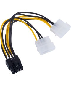 Adapteris 2x Molex | PCI-Express 8-pin Akyga AK-CA-29