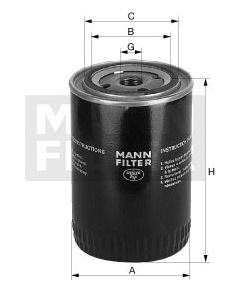 Mann-filter Eļļas filtrs WP 928/81