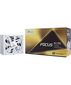 Power Supply SEASONIC FOCUS GX White ATX 3 (2024) 750 Watts Efficiency 80 PLUS GOLD MTBF 100000 hours FOCUS-GX-750-V4-WHITE