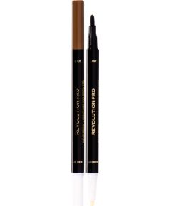 Makeup Revolution Makeup Revolution London Revolution PRO Day & Night Brow Pen Kredka do brwi 1,6ml Ash Brown