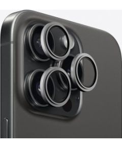 Evelatus Apple  iPhone 15 Pro / 15 Pro Max Camera Lens Protector Armor Black Titanium