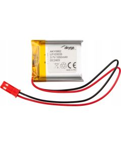 Akumulator Li-Po LP103035 Akyga AKY0662 3.7V / 1050mAh PCM złącze JST 2-Pin 150mm