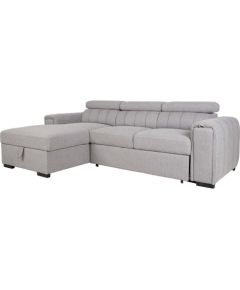 Corner sofa bed ODELIA LC, grey