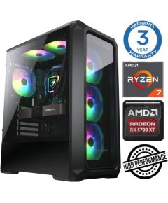 INTOP Ryzen 7 5700X 64GB 500SSD M.2 NVME RX5700 XT 8GB no-OS