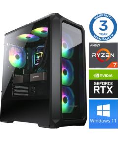 INTOP Ryzen 7 5700X 32GB 500SSD M.2 NVME RTX3050 6GB WIN11Pro