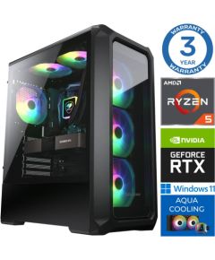 INTOP AQUA Ryzen 5 7600X 32GB DDR5 500SSD M.2 NVME RTX4060 8GB WIN11Pro